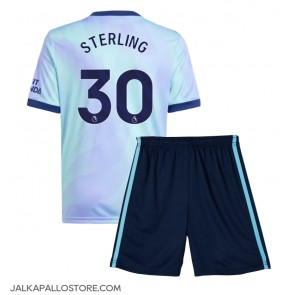 Arsenal Raheem Sterling #30 Kolmaspaita Lapsille 2024-25 Lyhythihainen (+ shortsit)